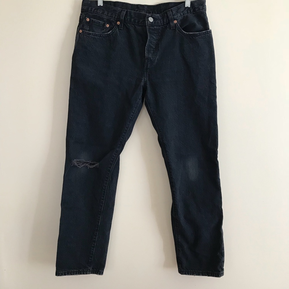 Levi’s 501 CT 29x32 Black / Dark Grey Destroyed
